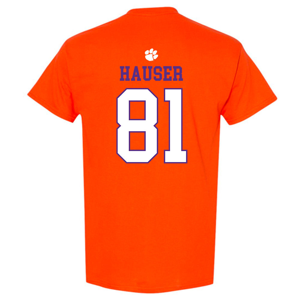 Clemson - NCAA Football : Nolan Hauser - Classic Shersey T-Shirt-1