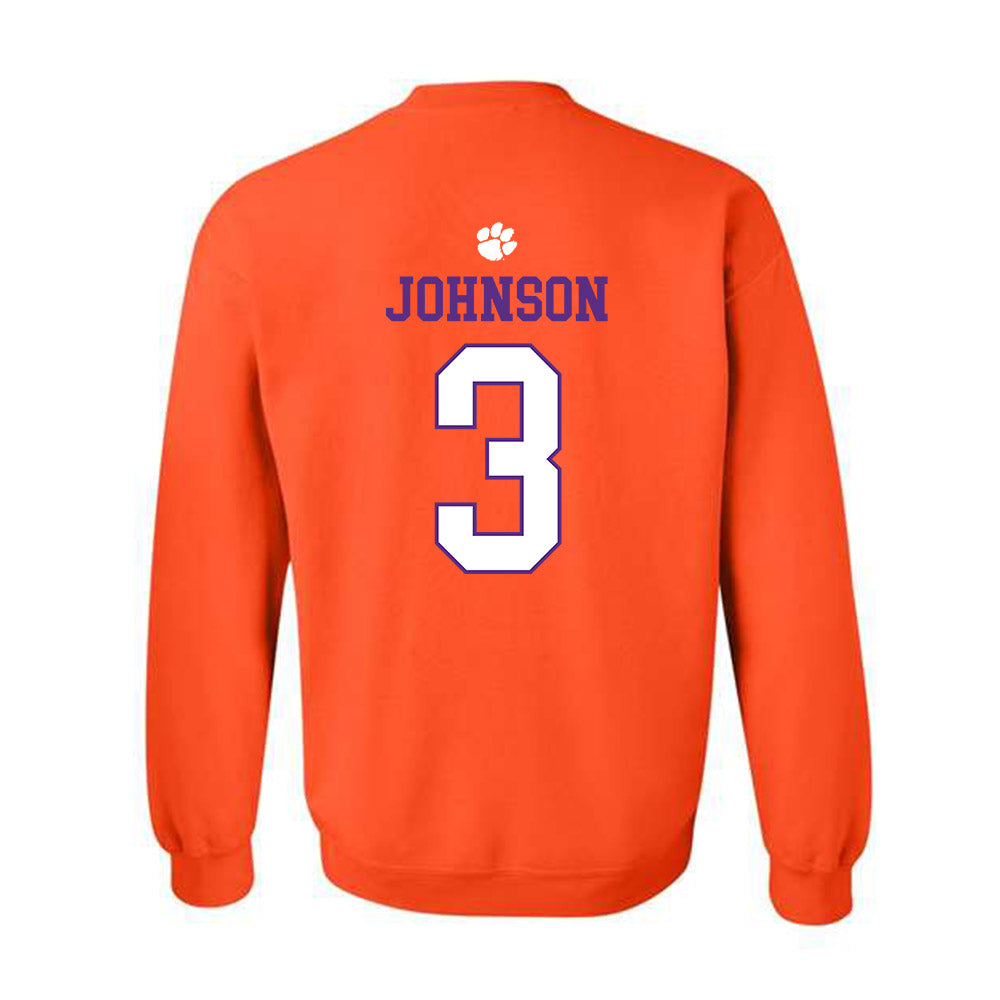 Clemson - NCAA Softball : Kylee Johnson - Classic Shersey Crewneck Sweatshirt-1