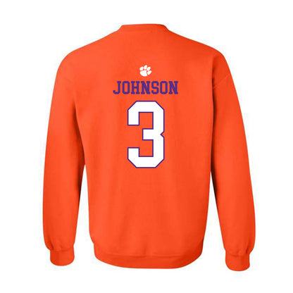 Clemson - NCAA Softball : Kylee Johnson - Classic Shersey Crewneck Sweatshirt-1
