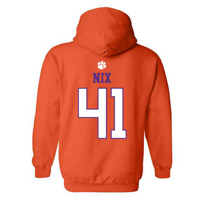 Clemson - NCAA Football : Caleb Nix - Classic Shersey Hooded Sweatshirt