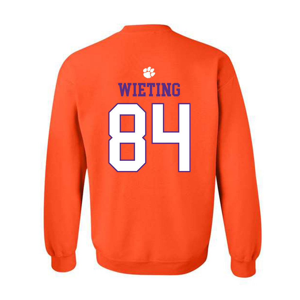 Clemson - NCAA Football : Avery Wieting - Classic Shersey Crewneck Sweatshirt-1