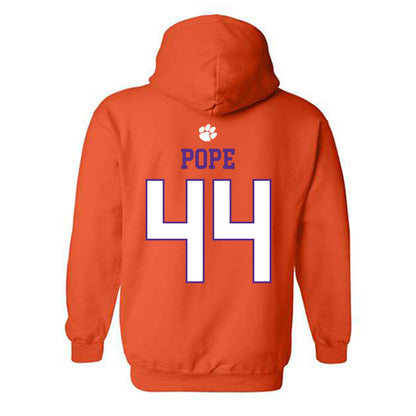 Clemson - NCAA Football : Banks Pope - Classic Shersey Hooded Sweatshirt-1