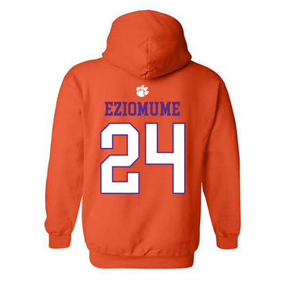 Clemson - NCAA Football : David Eziomume - Classic Shersey Hooded Sweatshirt-1