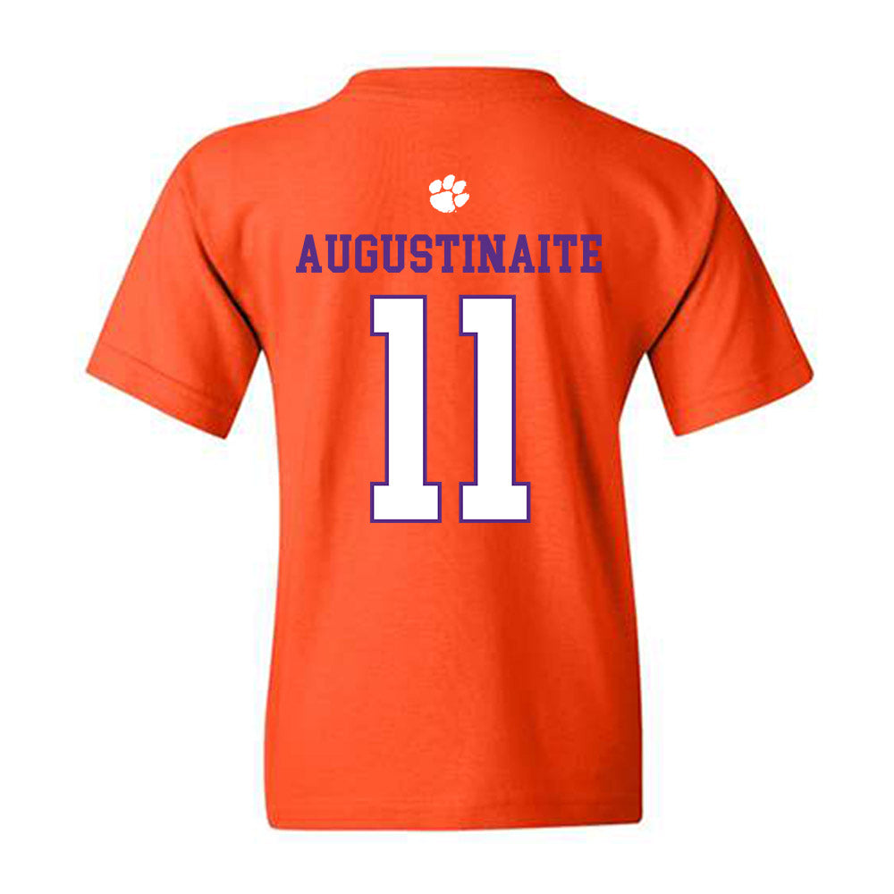 Clemson - NCAA Women's Basketball : Rusne Augustinaite - Classic Shersey Youth T-Shirt-1