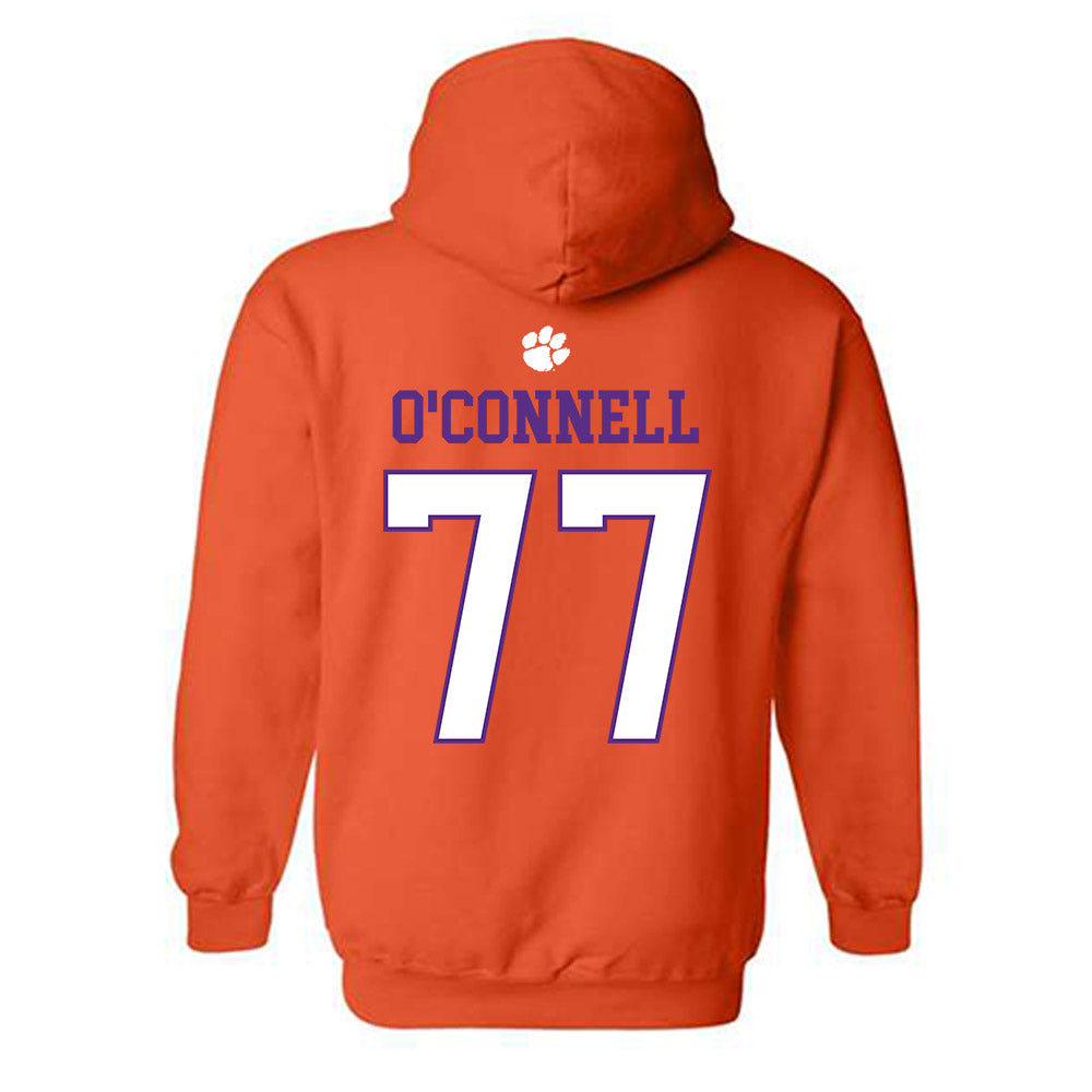 Clemson - NCAA Football : Ronan O'Connell - Classic Shersey Hooded Sweatshirt-1