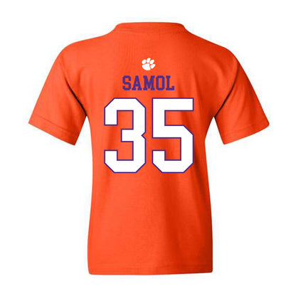 Clemson - NCAA Baseball : Noah Samol - Classic Shersey Youth T-Shirt