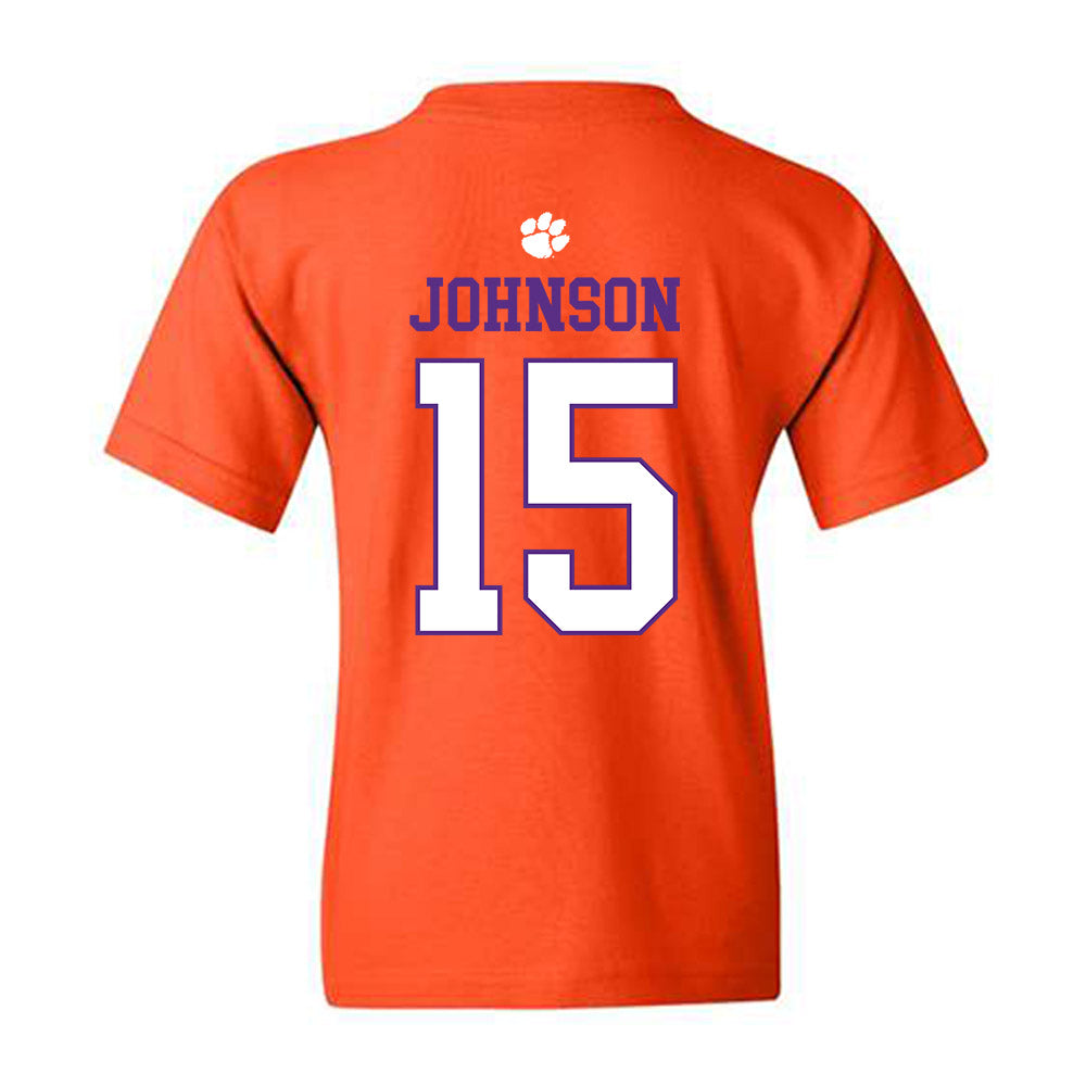 Clemson - NCAA Women's Soccer : Ella Johnson - Classic Shersey Youth T-Shirt-1