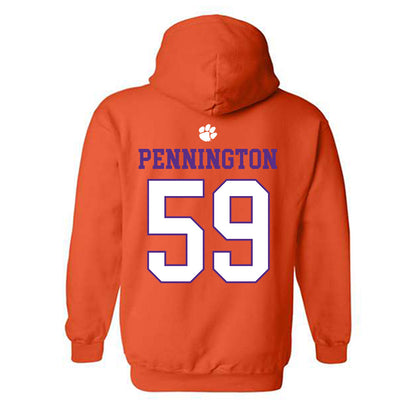 Clemson - NCAA Football : Dietrick Pennington - Classic Shersey Hooded Sweatshirt-1