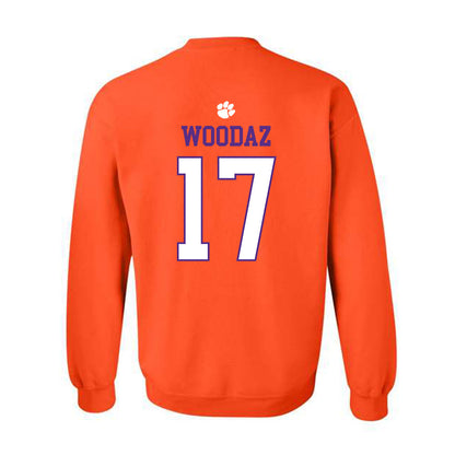 Clemson - NCAA Football : Wade Woodaz - Classic Shersey Crewneck Sweatshirt-1