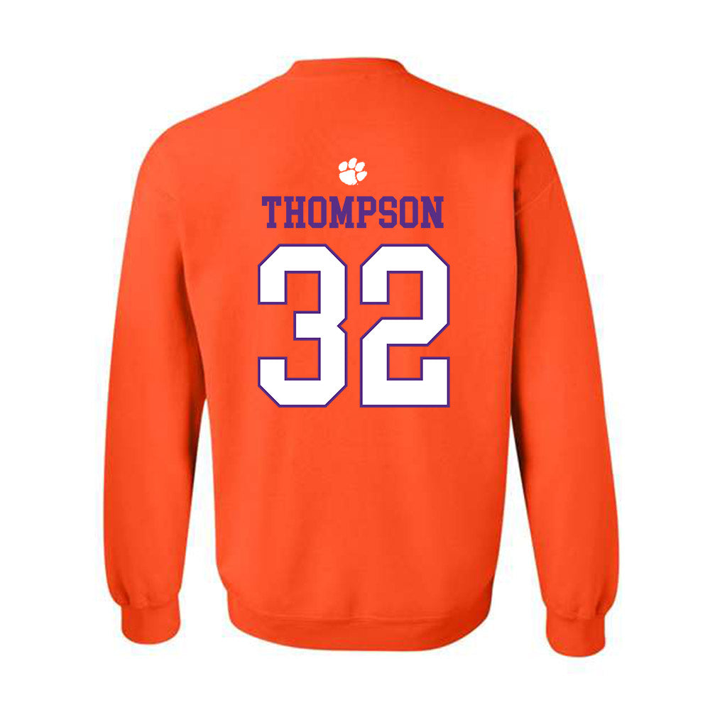 Clemson - NCAA Women's Basketball : Raven Thompson - Classic Shersey Crewneck Sweatshirt-1