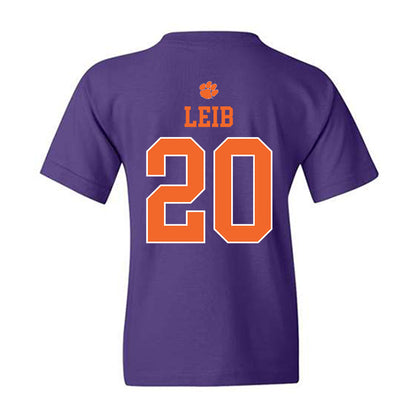 Clemson - NCAA Women's Soccer : Taylor Leib - Classic Shersey Youth T-Shirt-1