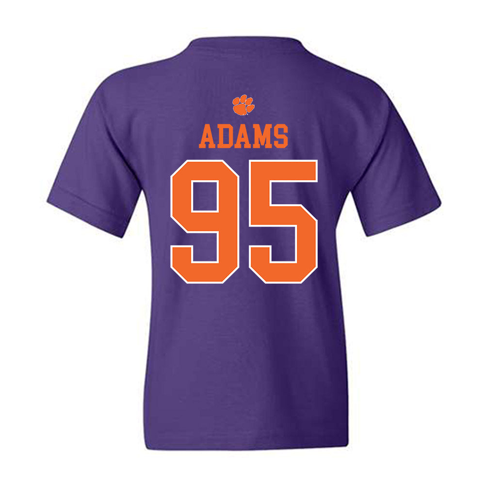 Clemson - NCAA Football : Amare Adams - Classic Shersey Youth T-Shirt-1