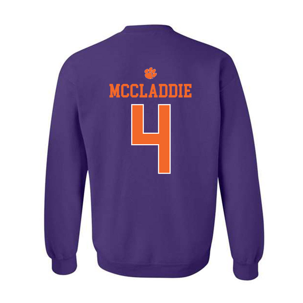 Clemson - NCAA Baseball : Tryston McCladdie - Classic Shersey Crewneck Sweatshirt-1
