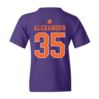 Clemson - NCAA Football : Jeremiah Alexander - Classic Shersey Youth T-Shirt-1