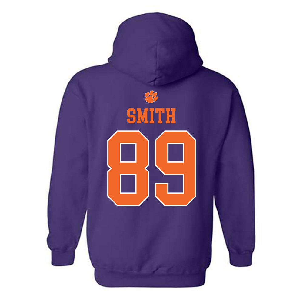 Clemson - NCAA Football : Jack Smith - Classic Shersey Hooded Sweatshirt-1