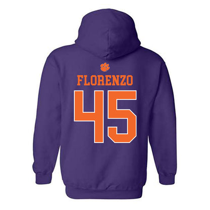 Clemson - NCAA Football : Philip Florenzo - Classic Shersey Hooded Sweatshirt-1
