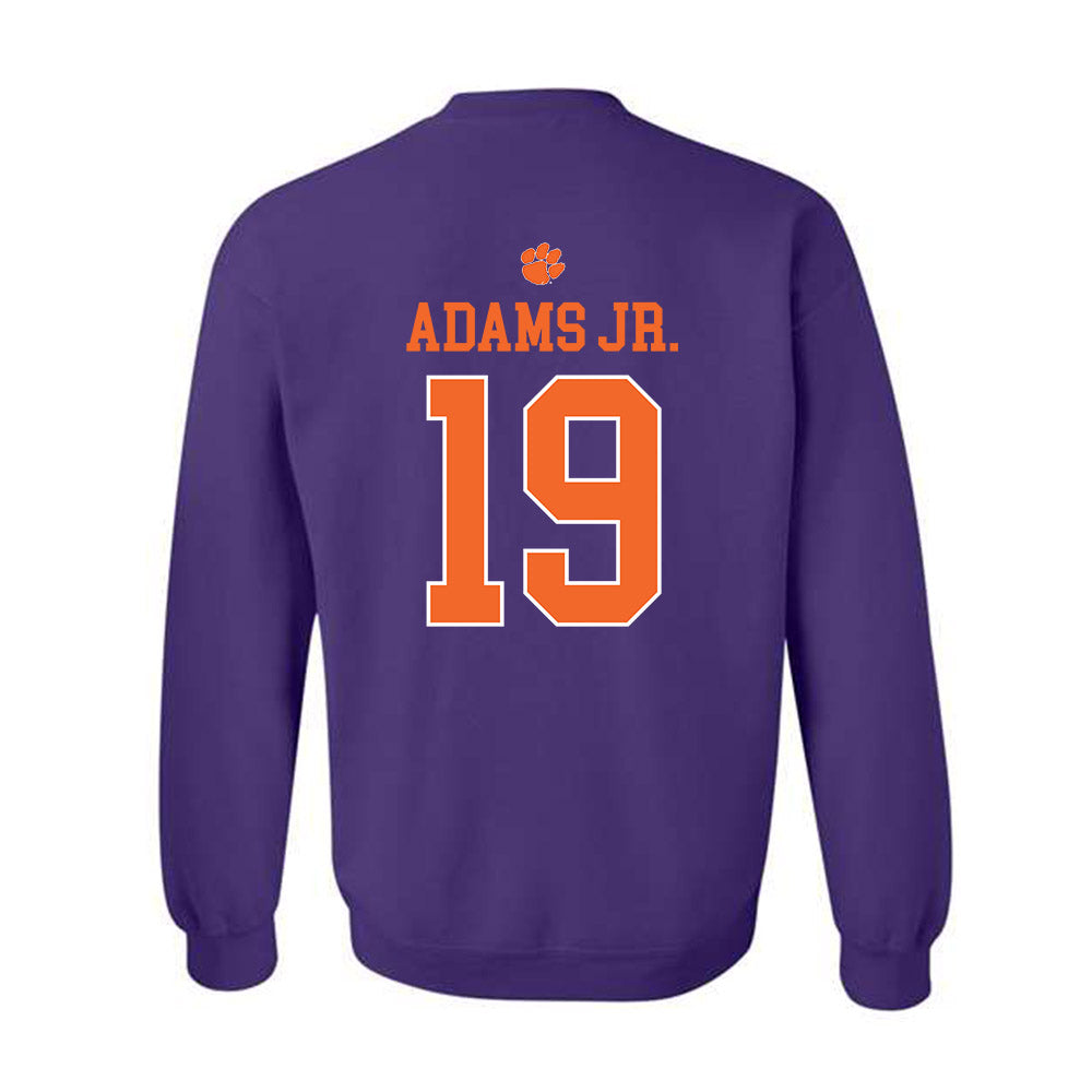 Clemson - NCAA Football : Keith Adams Jr. - Classic Shersey Crewneck Sweatshirt-1