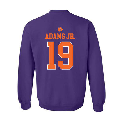 Clemson - NCAA Football : Keith Adams Jr. - Classic Shersey Crewneck Sweatshirt-1