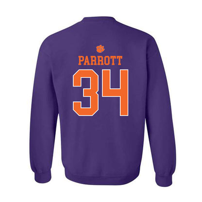 Clemson - NCAA Women's Soccer : Maddie Parrott - Classic Shersey Crewneck Sweatshirt-1