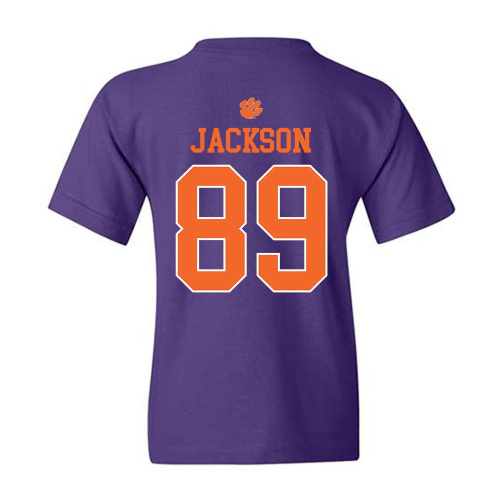 Clemson - NCAA Football : Zach Jackson - Classic Shersey Youth T-Shirt-1