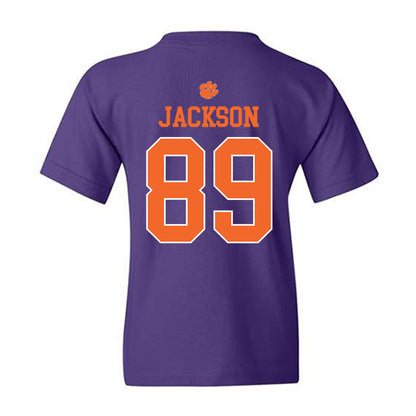 Clemson - NCAA Football : Zach Jackson - Classic Shersey Youth T-Shirt-1