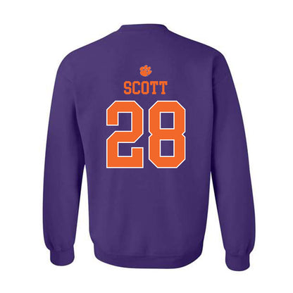 Clemson - NCAA Women's Lacrosse : Teagan Scott - Classic Shersey Crewneck Sweatshirt-1