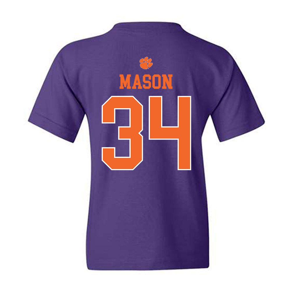 Clemson - NCAA Football : Armon Mason - Classic Shersey Youth T-Shirt-1