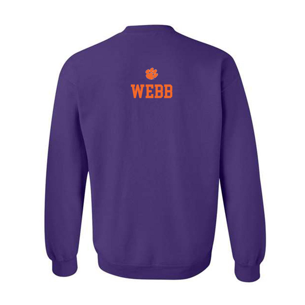 Clemson - NCAA Women's Track & Field : Aiya Webb - Classic Shersey Crewneck Sweatshirt-1