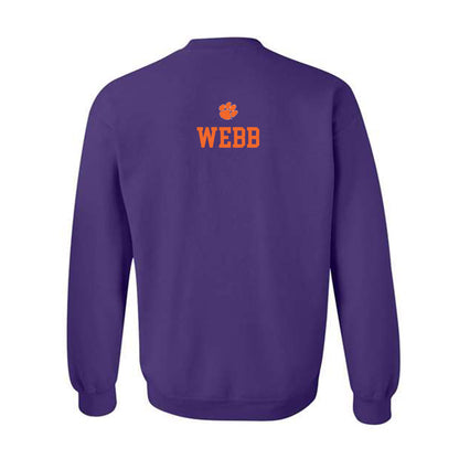 Clemson - NCAA Women's Track & Field : Aiya Webb - Classic Shersey Crewneck Sweatshirt-1