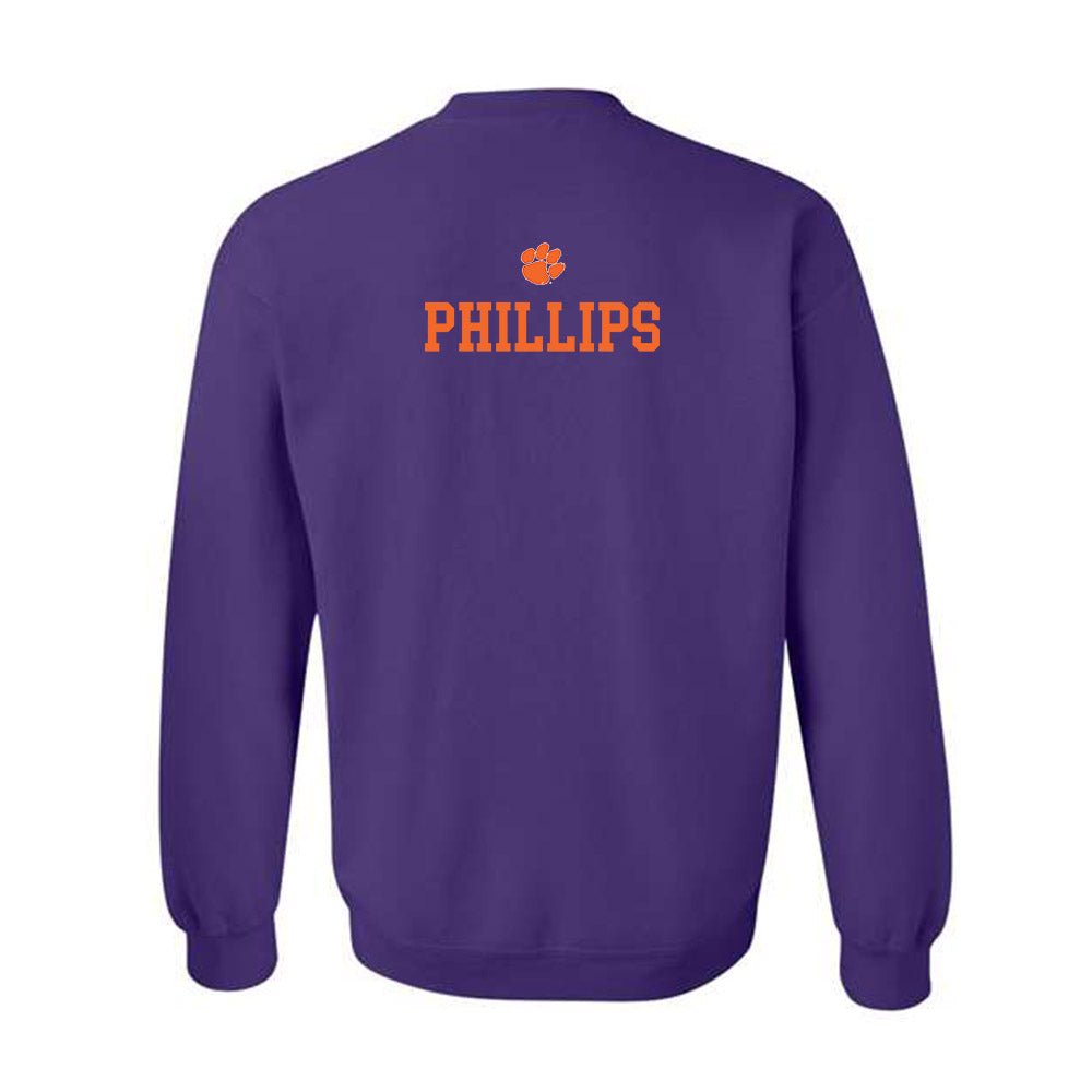 Clemson - NCAA Men's Track & Field : Matthew Phillips - Classic Shersey Crewneck Sweatshirt