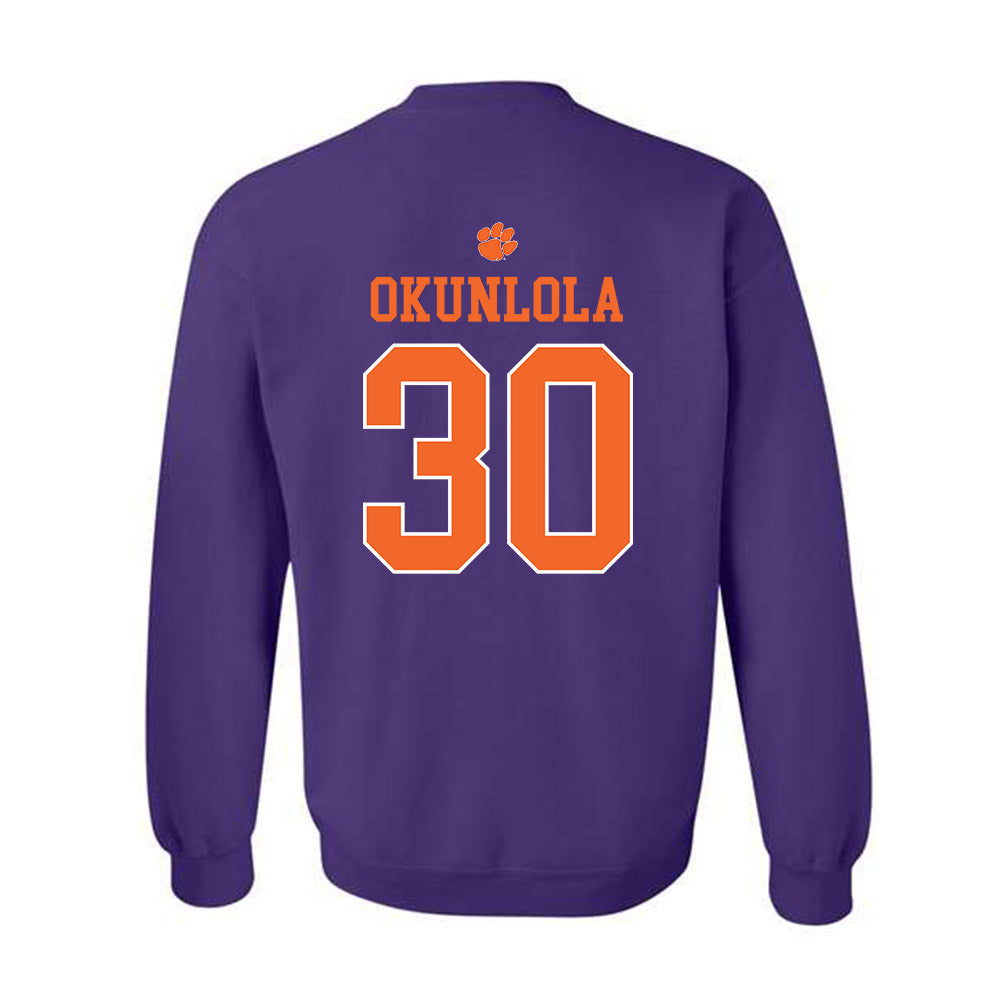 Clemson - NCAA Men's Soccer : Remi Okunlola - Classic Shersey Crewneck Sweatshirt