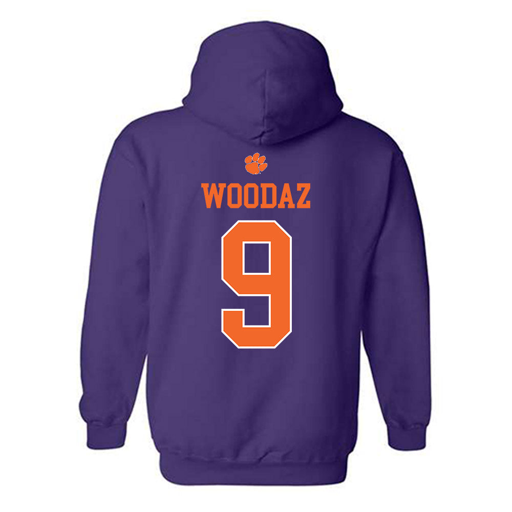 Clemson - NCAA Football : Drew Woodaz - Classic Shersey Hooded Sweatshirt-1