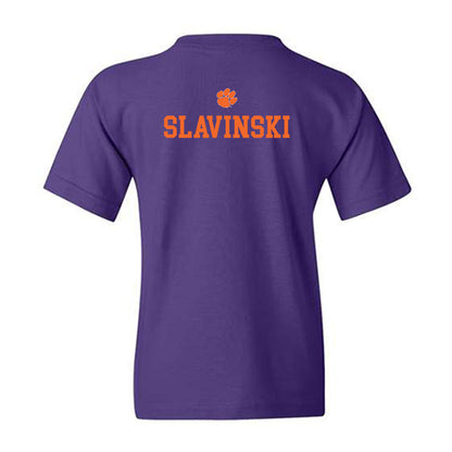 Clemson - NCAA Men's Track & Field : Blaik Slavinski - Classic Shersey Youth T-Shirt-1