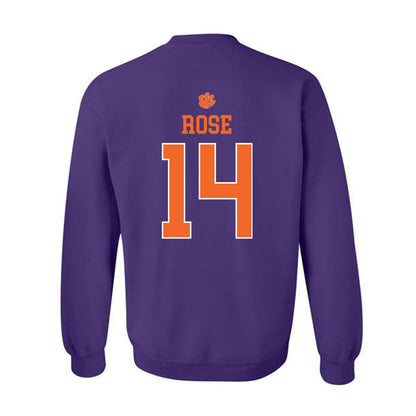 Clemson - NCAA Women's Basketball : Rachael Rose - Classic Shersey Crewneck Sweatshirt-1