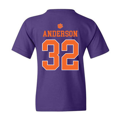 Clemson - NCAA Football : Jamal Anderson - Classic Shersey Youth T-Shirt
