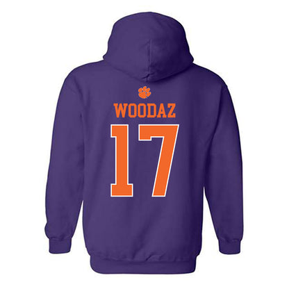 Clemson - NCAA Football : Wade Woodaz - Classic Shersey Hooded Sweatshirt-1