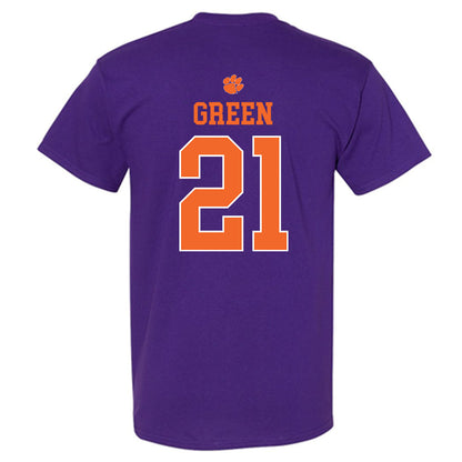 Clemson - NCAA Football : Jarvis Green - Classic Shersey T-Shirt-1