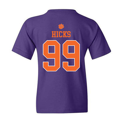 Clemson - NCAA Softball : Corri Hicks - Classic Shersey Youth T-Shirt-1
