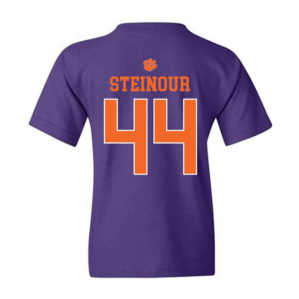 Clemson - NCAA Men's Basketball : Trent Steinour - Classic Shersey Youth T-Shirt-1