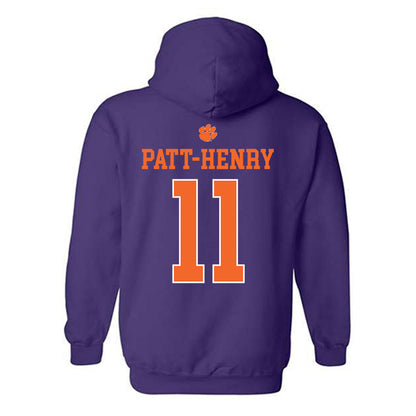 Clemson - NCAA Football : Olsen Patt-Henry - Classic Shersey Hooded Sweatshirt-1