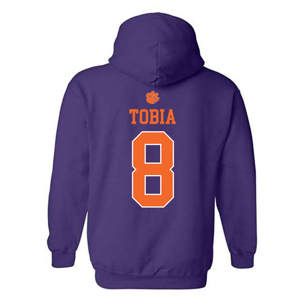 Clemson - NCAA Women's Soccer : Jenna Tobia - Classic Shersey Hooded Sweatshirt-1