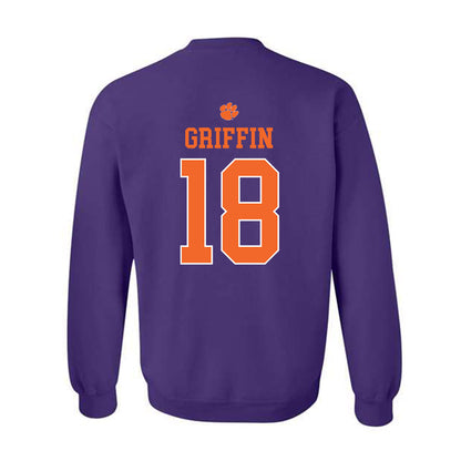 Clemson - NCAA Football : Kylon Griffin - Classic Shersey Crewneck Sweatshirt