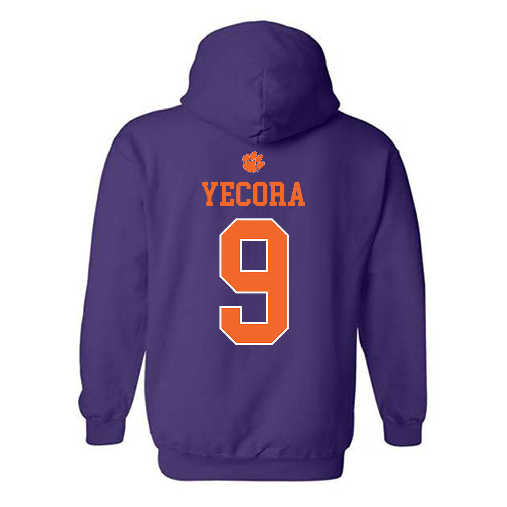 Clemson - NCAA Women's Tennis : Candela Yecora - Classic Shersey Hooded Sweatshirt-1