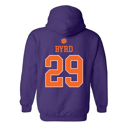 Clemson - NCAA Football : Chase Byrd - Classic Shersey Hooded Sweatshirt-1