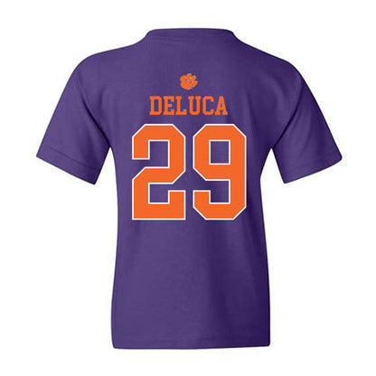 Clemson - NCAA Women's Lacrosse : Tessa DeLuca - Classic Shersey Youth T-Shirt-1