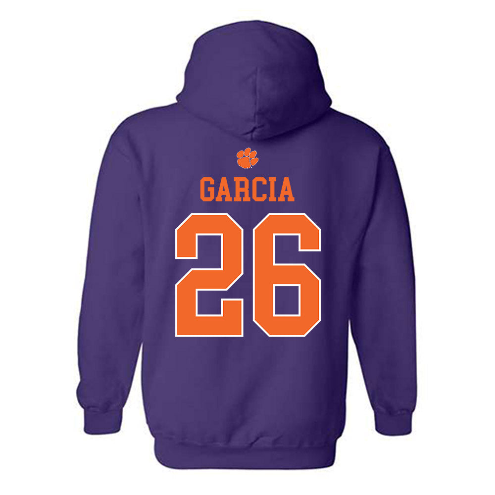 Clemson - NCAA Men's Soccer : Marco Garcia - Classic Shersey Hooded Sweatshirt