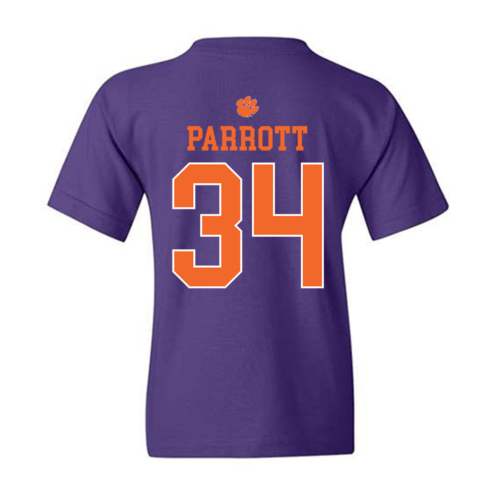 Clemson - NCAA Women's Soccer : Maddie Parrott - Classic Shersey Youth T-Shirt-1