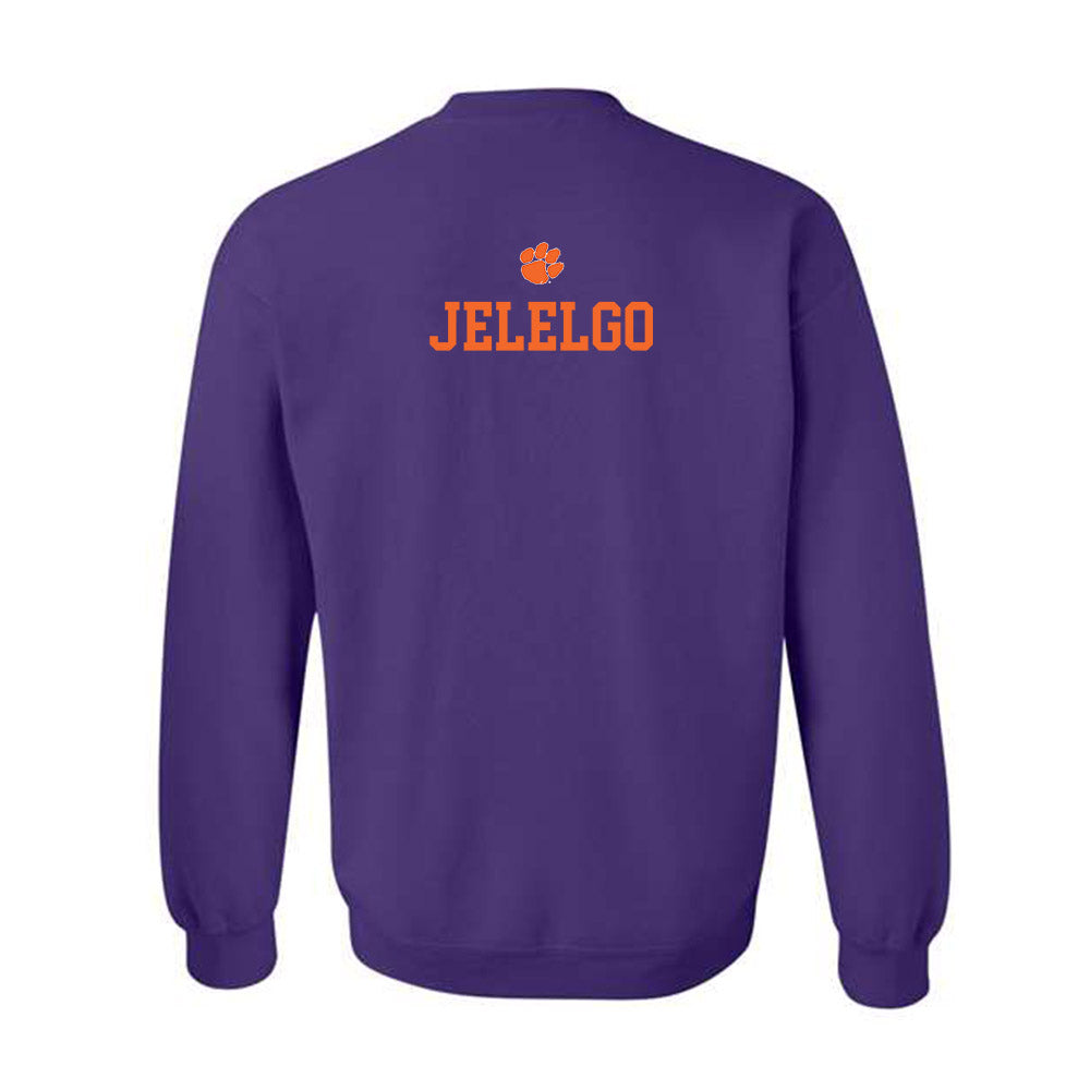 Clemson - NCAA Women's Track & Field : Silvia Jelelgo - Classic Shersey Crewneck Sweatshirt-1