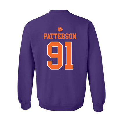 Clemson - NCAA Football : Zaire Patterson - Classic Shersey Crewneck Sweatshirt