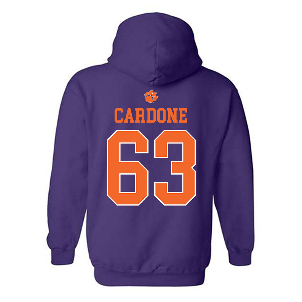 Clemson - NCAA Football : Dominic Cardone - Classic Shersey Hooded Sweatshirt